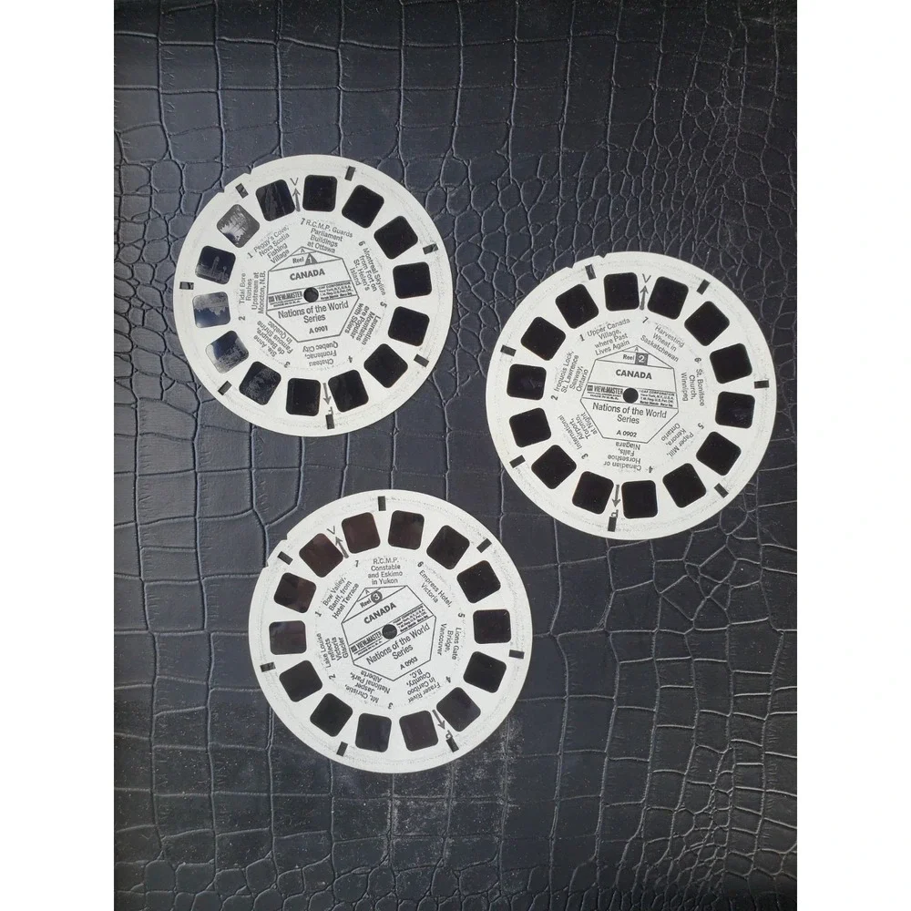 Vintage • View Master 3-D Tour- Canada - 3‎ Reels/21 Pictures